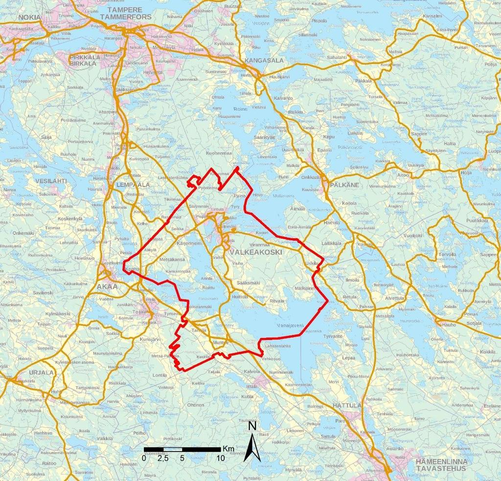 Liikenne, linja-autoreitit Valtakunnallisesti Valtakunnallisesti merkittävän Tamperemerkittävän Tampere- Helsinkijoukkoliikennekäytävän Helsinki-joukkoliikennekäytävän rungon rungon muodostavat