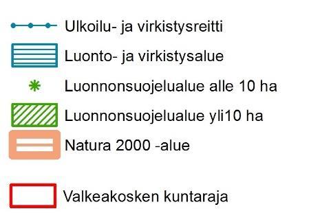 Luontoalueet Riippusiltojen lenkki Lotilanjärven virkistysreitti