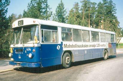 8.1982. HKL 411, Scania BR111M57/5700 / Autotokori vm.