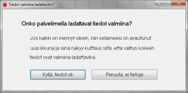 45 Ilmoittautumistietojen lataaminen koneelle koepaikalla Ensin lisätään ja avataan uusi koe tapahtumakalenterin tiedoista, kuten normaalisti tehdään muutenkin.