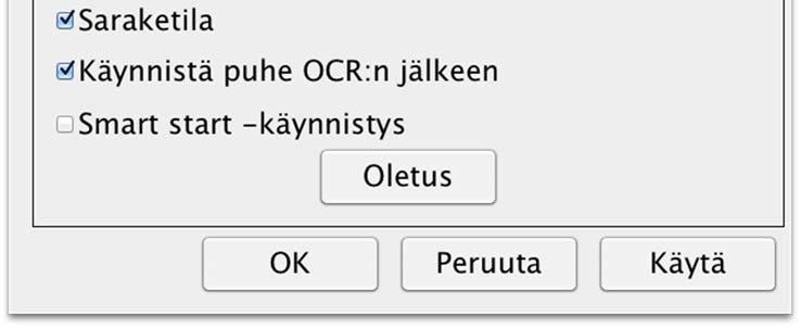Vaikka videotallennuksen pituus olisi rajoittamaton, voi kutakin videotiedostoa kohti tallentaa enintään 60 minuuttia. Kuvanopeus Tallennuksen kuvanopeudeksi voi asettaa 10-30 kuvaa sekunnissa.