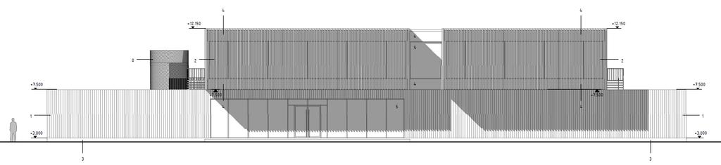 Työmaan tilanne Fennovoimalla meneillään Koulutuskeskus (1200 m 2 )