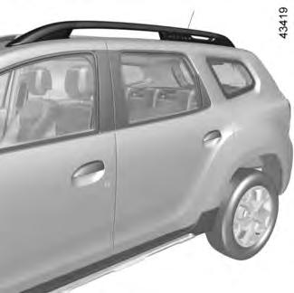 PITKITTÄISET KATON KUORMAUSTANGOT 1 Lisätietoja autoon sopivista varusteista ja opastusta niiden valinnassa saat merkkiliikkeestä.