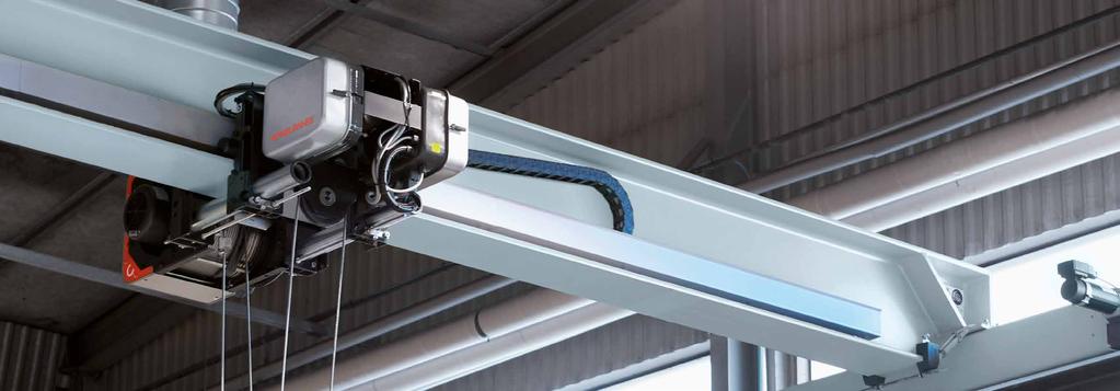6 Konecranes Ketteryyttä ENERGIAKETJUN pelkistetyn muotoilun ansiosta nosturissa ei ole