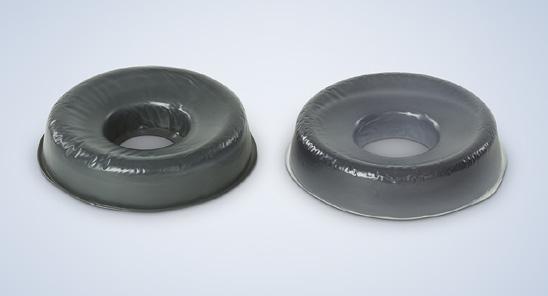 vähentää painetta - koko 200x75x45 mm SS6130 Avoin rengastyyny (lapsi), geeli-vaahto SS6131 Avoin rengastyyny (lapsi), geeli - käytetään vatsa-asennossa - suunniteltu tukemaan potilaan päätä ja
