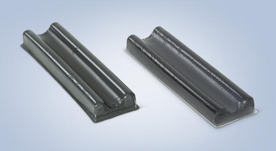 600x125x20 mm SS6220 Käsituen pehmuste muotoiltu, geeli-vaahto SS6221 Käsituen pehmuste muotoiltu, geeli -