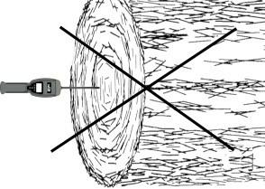 Anturin kärjen ympärillä ja edessä on oltava riittävästi heinää, vähintään 15 cm joka puolella.