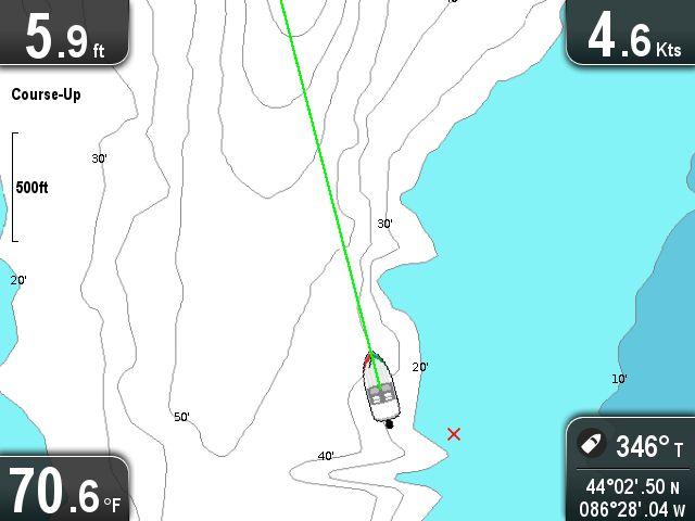9.17 Kaikuluotaimen tietojen tallennus Yhteensopivan Navionics kartografian tapauksessa voit jakaa kaikuluotaintietoja käyttämällä Navionics SonarCharts.