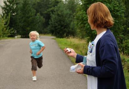 Kuva 1. Juoksukoe oskillometriaseurannassa.