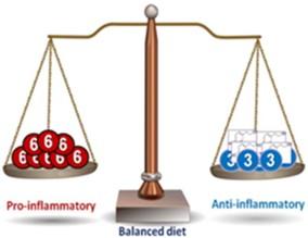 Ravinnosta saatava omega-6-linoleenihappo (LA) muuttuu elimistössä omega-6-arakidonihapoksi (AA), joka varastoituu solukalvoihin.
