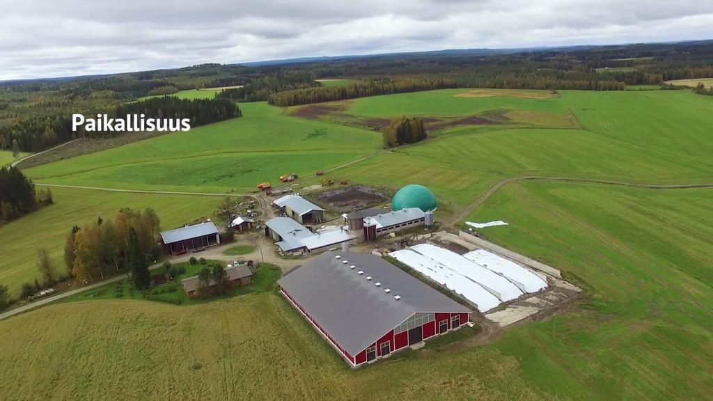 Maatilan biokaasulaitos Pohjois-Karjalassa Poveria biomassasta -hanke