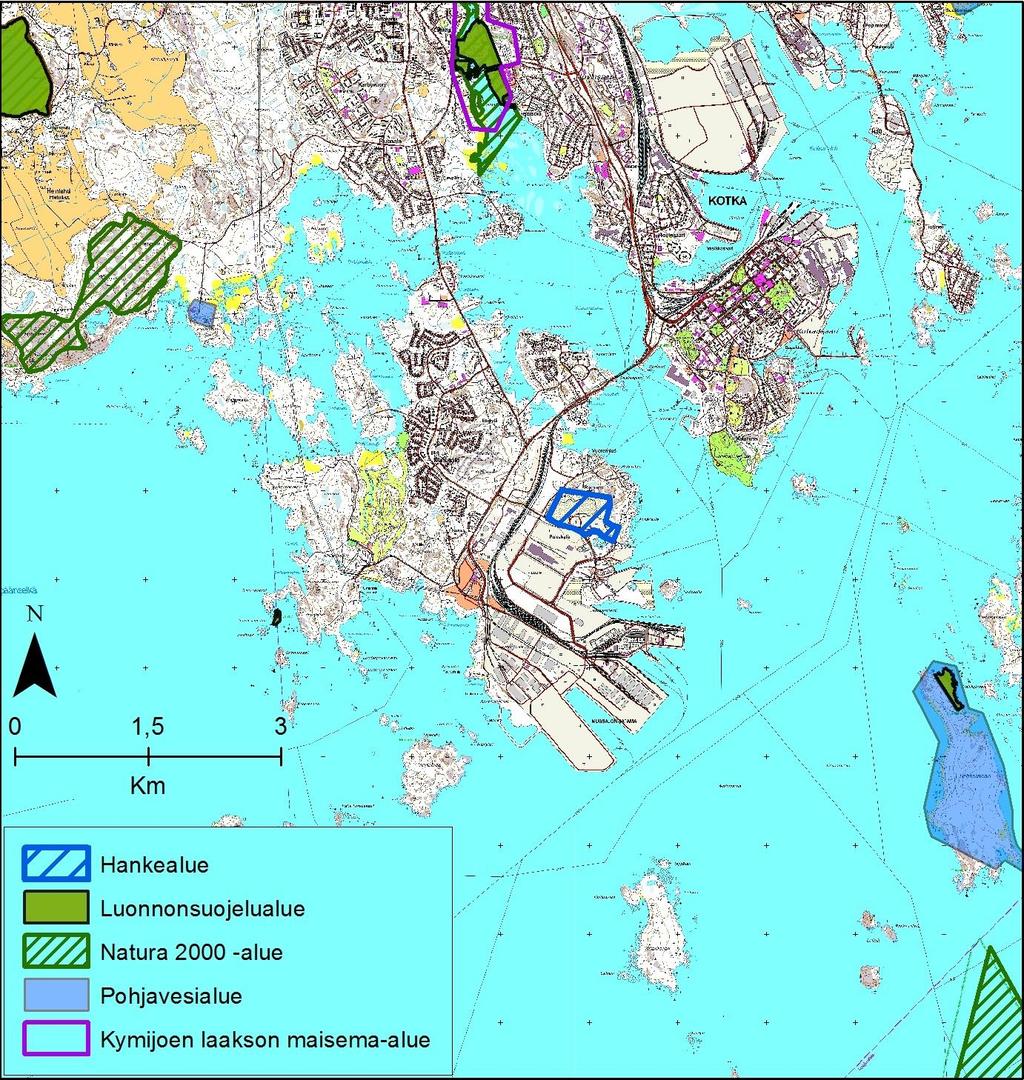21(118) Lähin luonnonsuojelualue (Sarvenniemenkari, YSA051521) sijaitsee noin 3,5 kilometriä hankealueesta länteen Mussalon länsirannalla.