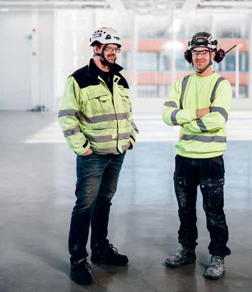 Parhaillaan tällaisia betonilattioita valmistuu muun muassa Helsingissä kauppakeskus Triplaan ja Lahdessa ammattikorkeakoulun NiemiCampukseen.