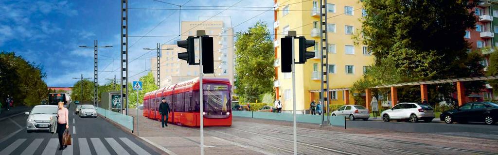 CASE: TAMPEREEN RAITIOTIEALLIANSSI Ensimmäisessä vaiheessa eli vuonna 2021 reitti yhdistää toisiinsa Hervannan kaupunginosan, ydinkeskustan ja Tempereen yliopistollisen sairaalan alueen.
