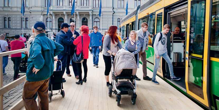 Yhdyskuntarakenne tiivistyy ja muuttuu kaupunkimaisemmaksi. Yritysten on turvallista investoida tiloihin reitin varrella, sillä ratikka tulee jäädäkseen.