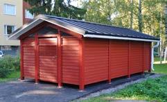kaikenkokoiset katokset harjaja pulpettikattoisina.