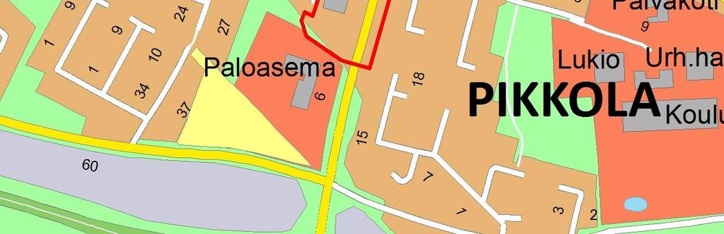 2018 ASEMAKAAVAN NUMERO 748 KUNTA KANGASALA OSA-ALUE PIKKOLA/7 KORTTELI 50 OSA KAAVA-ALUEEN SIJAINTI Kaarina