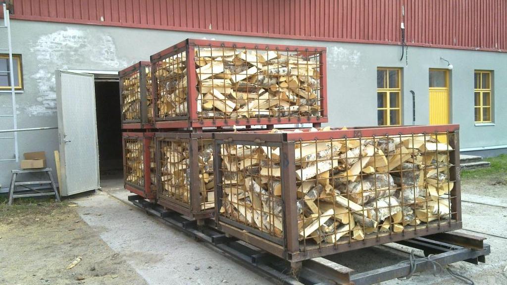 Kuivaus lämminilmakuivurissa Lämminilmakuivuri DRY-AIR DA 6 -puutavarakuivaamo Kostean