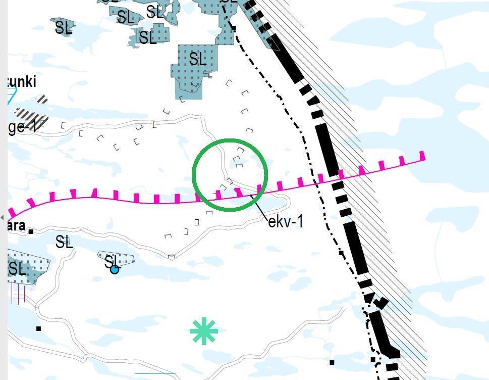 YLI-HEIKINJÄRVEN RANTA-ASEMAKAAVA 15 ************************** Kuva 11 Maakuntakaavayhdistelmä tärkeimpine