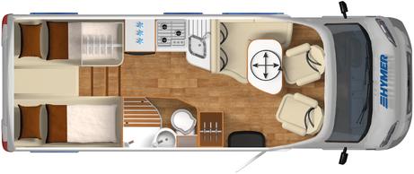 HYMER Tramp SL - Pohjaratkaisut ja tekniset
