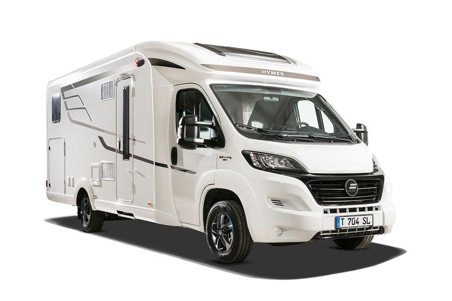 HYMER Tramp SL - Ulkopuoli ja säilytystilat Paljon tilaa HYMER Tramp SL -mallissa on