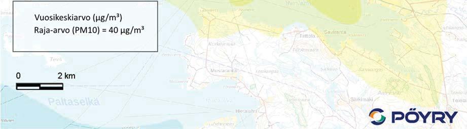 Hengitettävien hiukkasten korkein