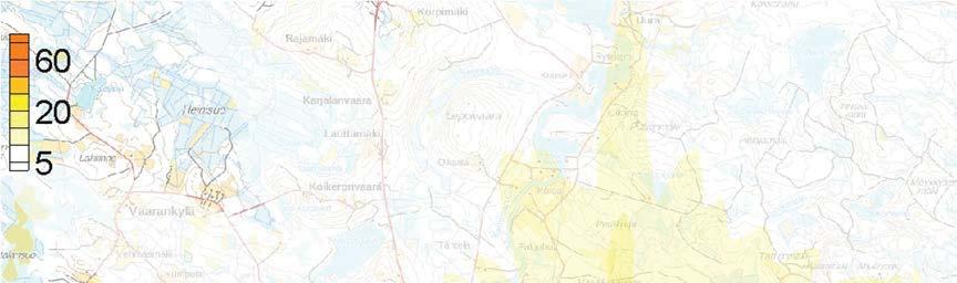 VE3 maksimipitoisuus 50,5 g/m 3 Kuva 22.