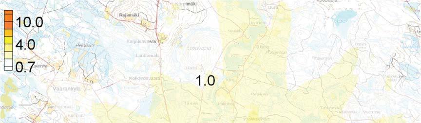 VE3 maksimipitoisuus 11,5 g/m 3 Kuva 23.