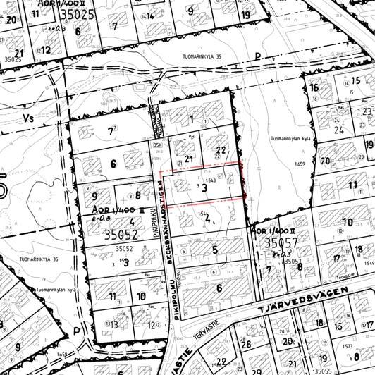 Asemakaavat Alueella on voimassa asemakaava nro 6555 (vahvistettu 9..97). Kaavan mukaan tontti on omakoti-, rivi- ja muiden kytkettyjen rakennusten korttelialuetta (AOR).