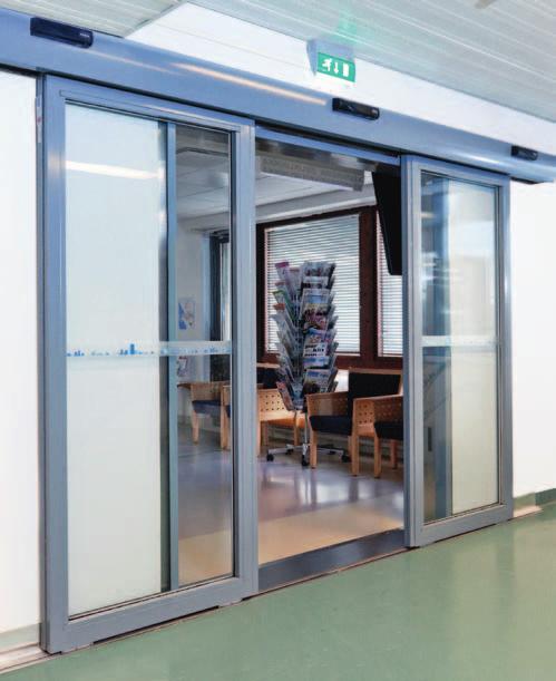 PALONKESTÄVÄT LIUKUOVET KONE SLIDINg DOOR 80 - PALOLUOKITELTU LIUKUOVI SISÄTILOIHIN KONE Sliding Door 80 Fire on kestävä henkilöliikennekäyttöön tarkoitettu paloluokiteltu (EI30) liukuovi.