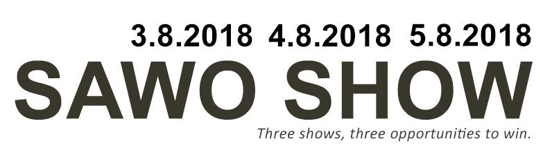 3.8. 4.8. 5.8. 2018 www.sawoshow.