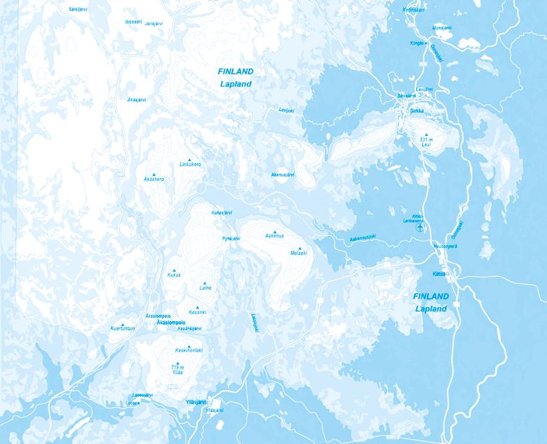 THE START 70 KM START is on the Ylläsjärvi side of the fell Ylläs (Sport Resort Ylläs, address Iso-Ylläksentie 44, 95980 Ylläsjärvi).