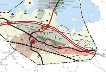 Yleiskaavassa kumottavaan alueeseen kohdistuu seuraavia aluevarauksia ja merkintöjä: Pientalovaltainen asuntoalue (AP), maa- ja metsätalousvaltainen alue, jolla on erityistä ulkoilun ohjaamistarvetta