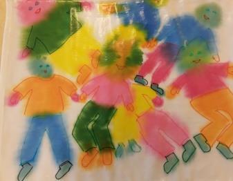 ryhmissä maalattiin mandala, valmistettiin Unelmien sieppari koruksi ja tehtiin ystävänpäivän kortteja Decoupage-menetelmällä. Huovutettiin istuinalusta tai pannumyssy ja kokeiltiin myös puutöitä.
