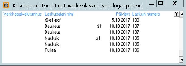 ja tilinumerot, eurokentän arvo tulee