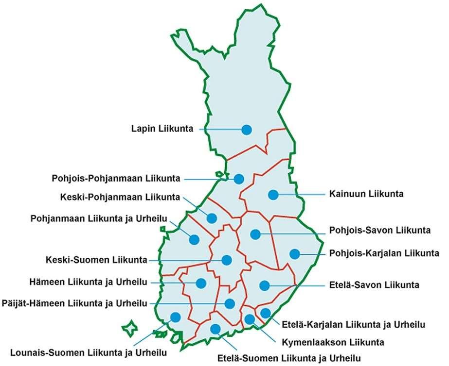 LIIKUNNAN ALUEJÄRJESTÖT Yhdessä enemmän Perustehtävämme on suomalaisten hyvinvoinnin edistäminen liikunnan ja urheilun avulla liikuntakulttuurin