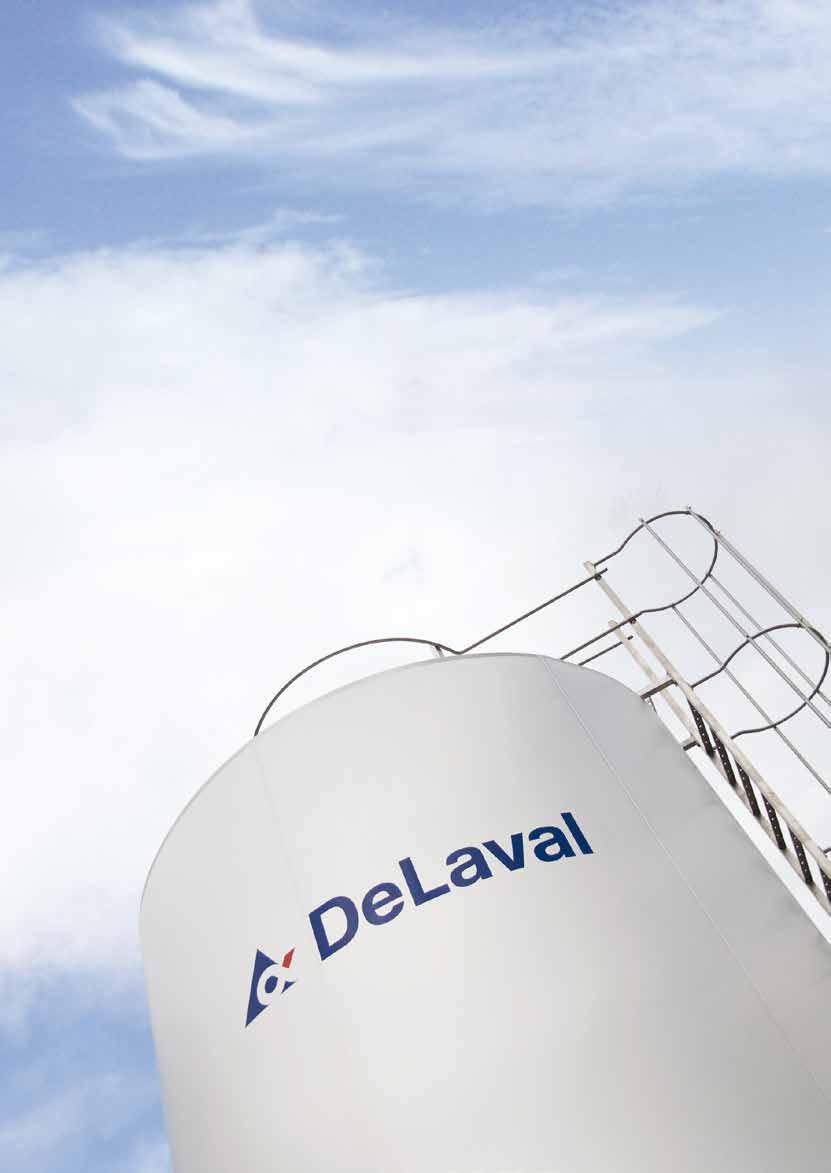 Jäähdytys robottilypsyssä Energiatehokkaat ratkaisut DeLavalilta Perinteisissä lypsyjärjestelmissä tilasäiliö aloittaa jäähdytyksen vasta kun säiliöön on tullut maitoa 10 % sen tilavuudesta.