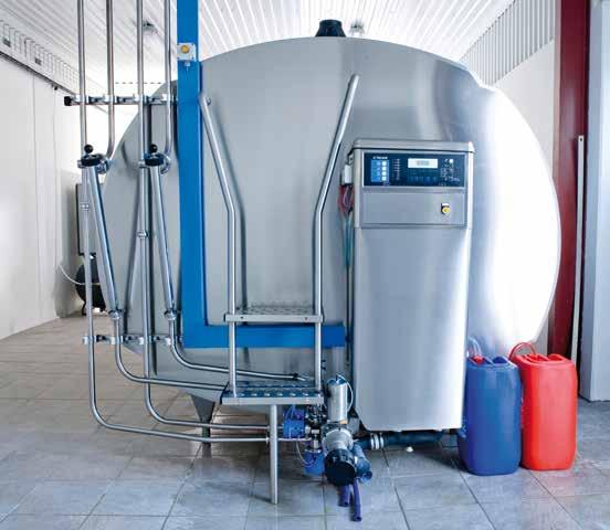 DXCE- umpisäiliöt ovat soikeita, joten niiden jäähdytyspinta-ala on suuri. Se mahdollistaa tehokkaan jäähdytyksen ja pienen sähkönkulutuksen. Soveltuu hyvin mataliinkin maitohuoneisiin.