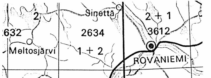 3 JOHDANTO Vähäjoen malmitutkimusalue sijaitsee noin 40 km Rovaniemeltä etelään karttalehdillä 2544 ja 3522 (kuva 1).