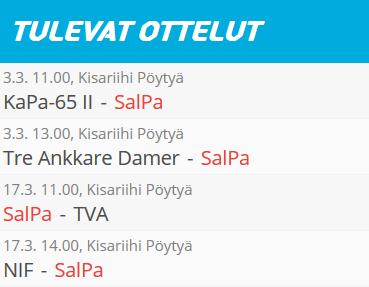 4 Halikon liikuntahallissa pidettävään turnaukseen. F-POJAT: Turnaus 3.