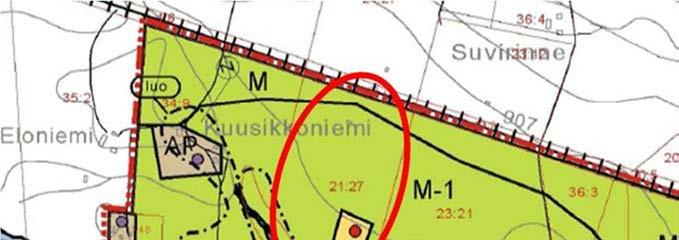 loma-asuntoalue (RA/1), jolla on kaavanmukaisesti yksi uusi rakennuspaikka. Lisäksi alueelle ulottuu sl -osa-aluemerkintä, jolla on osoitettu erityisiä luontoarvoja sisältävät alueet. Kuva 18-7.