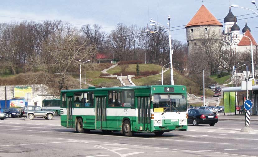 Juhana Nordlund Tallinna Autobussikoondisin kalusto kesällä 2007 Tallinna Autobussikoondis (TAK) vastaa suurimmasta osasta Tallinnan sisäisestä linja-autoliikenteestä.