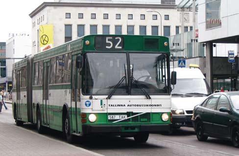 Kuva Juhana Nordlund 28.7.2006, Tallinna. TAK 3587, Volvo B10MA-55 / Wiima N202 vm 1986.