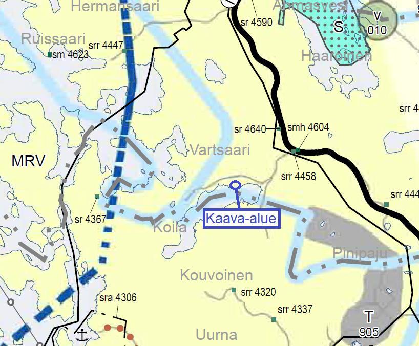 Kaava-alue on yksityisessä omistuksessa. Ympäristöministeriö on vahvistanut 20.3.