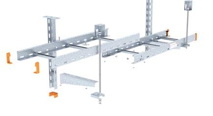 128 14 BSS Palonkestävät johtojärjestelmät Tikashyllyt LG 6X0 VSF6000FS LG-tikashyllyt on valmistettu 1,5 paksusta materiaalista ja reunaprofiilin muodon takia ne mahdollistavat suuren kuorman myös