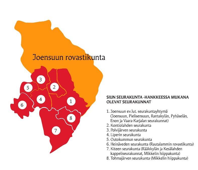 22 Toiminnallisuus Seurakunnallisen toiminnan näkökulmasta seurakuntayhtymän laajentuminen on järkevää silloin, kun alue on maantieteellisesti yhtenäinen.