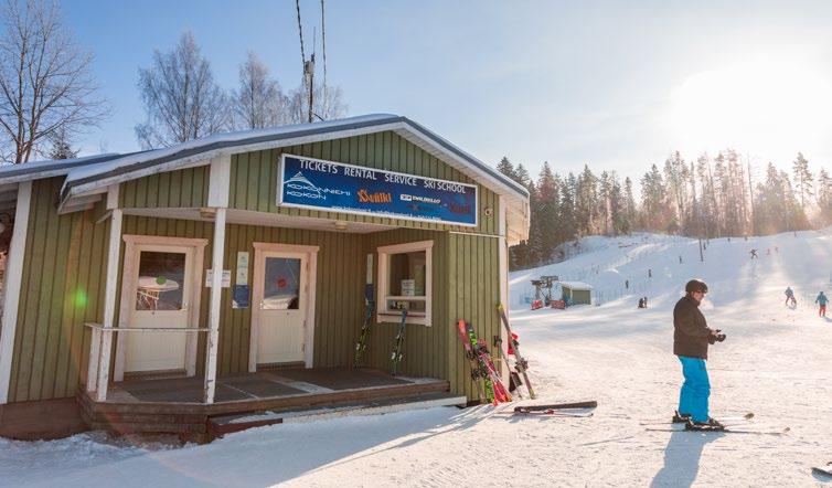 7 Kaikki tarvittava kävelymatkan päässä äivittäistavarakaupat löytyvät vierestä. Esimerkiksi lähikauppaan ja apteekkiin on vain kahden minuutin kävelymatka.