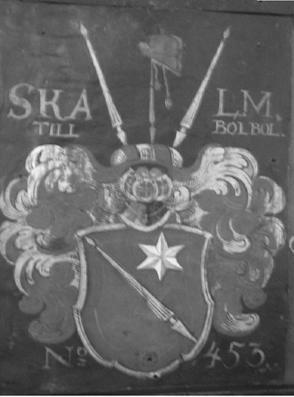 Skalm af Karelen, nro 453 Skalm-suvulla on useita eri sukuhaaroja, jotka ovat introdisoitu Ruotsin Ritarihuoneelle.