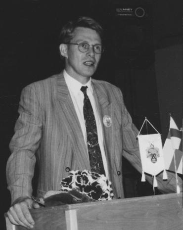 Kärkölässä kesällä 1995 juhlapuheen pitäjä oli