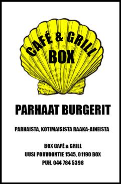 fi www.silverprint.fi Grillkiosk Kalkstrands förbindelsebrygga vard.sönd. 11 21 fred.lörd. 11 03 tel.